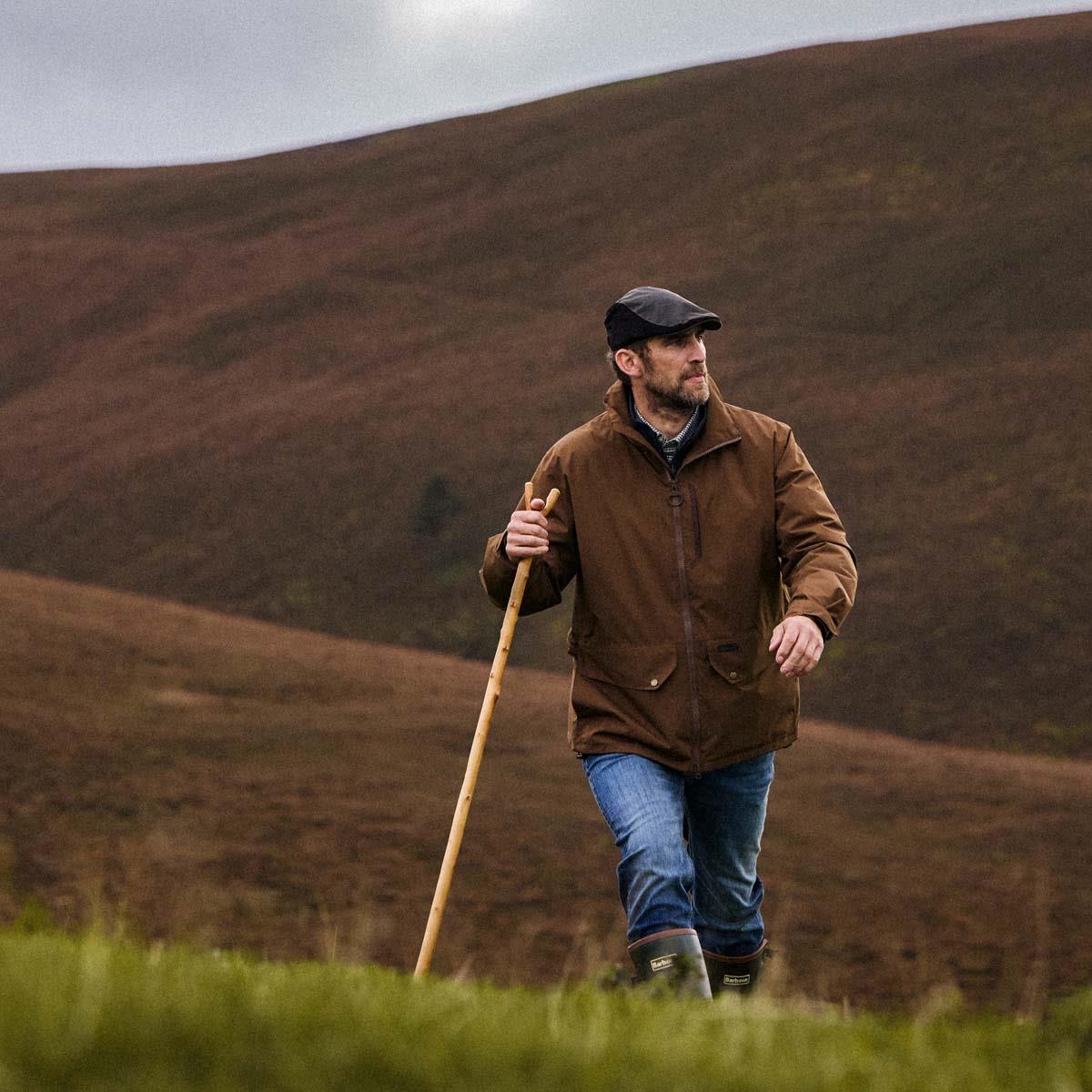 Barbour Mens Ashby Flat Cap