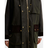 Barbour Womens Checked Kirklees Wax Jacket