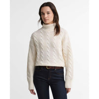 ECRU Barbour Womens Agatha Knitted Jumper FRONT