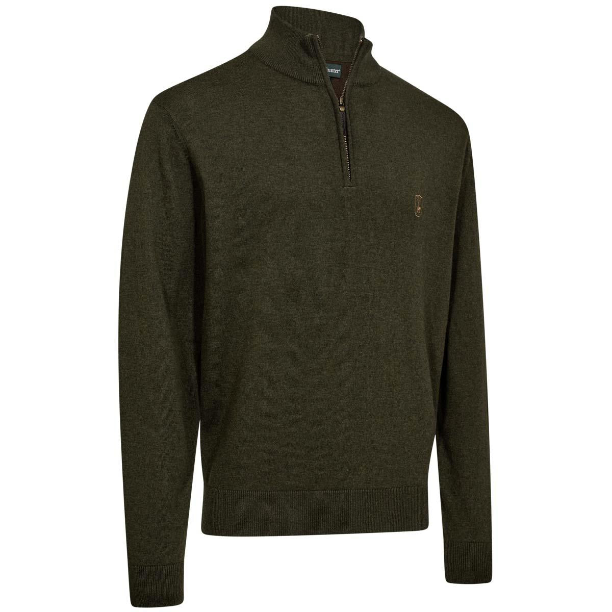 Deerhunter Mens Harrington Half-Zip Knit