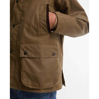 BROWN Barbour Mens Icons Bedale Wax Jacket POCKETS