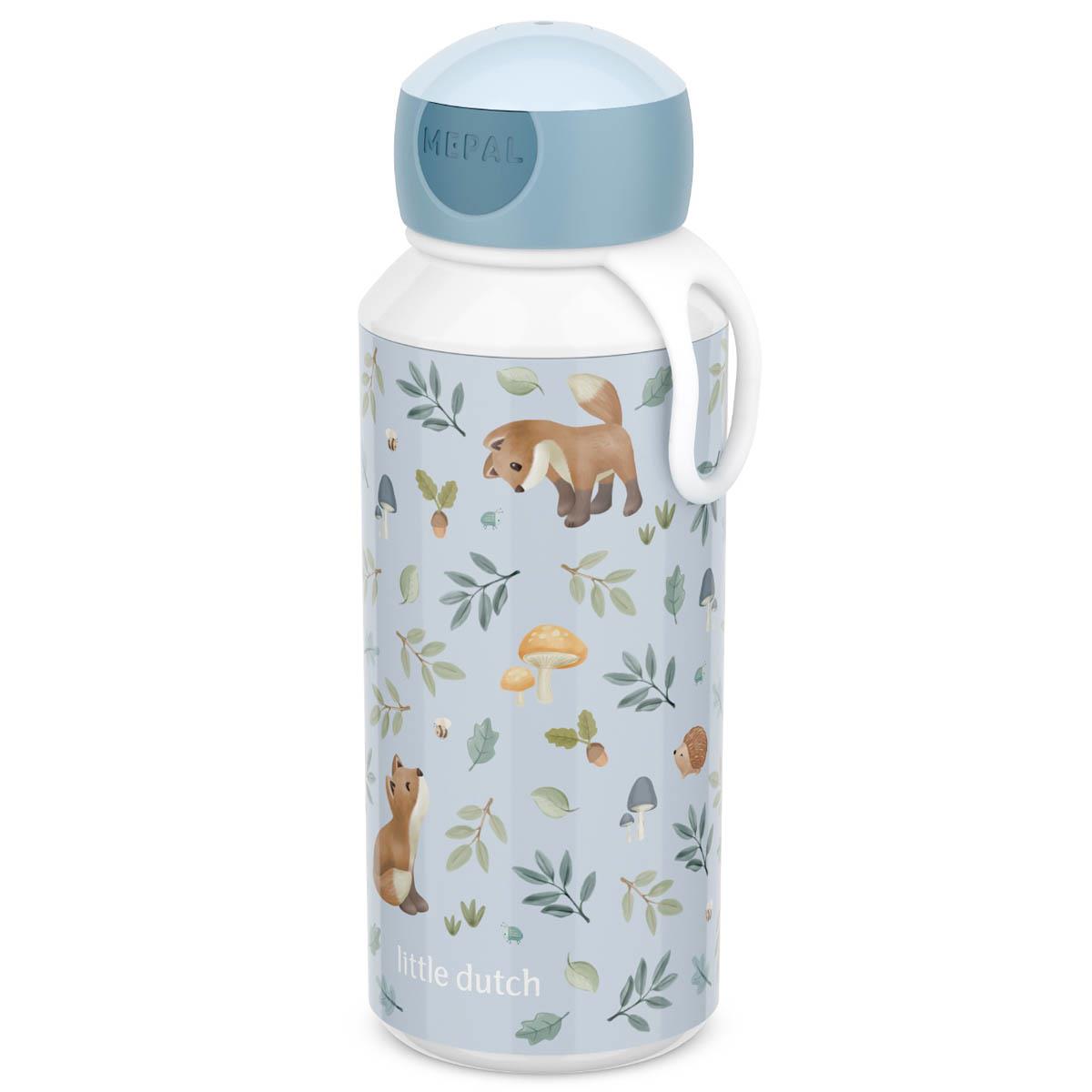 Mepal Campus Forest Friends Pop-Up Bottle Angle