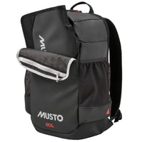 Black Musto 20L Backpack pockets2