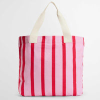 Cherry Blossom Barbour Emily Stripe Tote Bag back