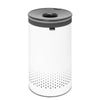 White Brabantia Laundry Bin Plastic Lid 60 Litre