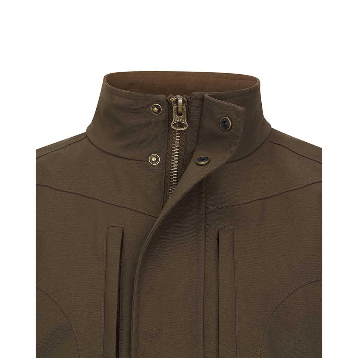 Hoggs Of Fife Mens Ballater Waterproof Field Waistcoat collar