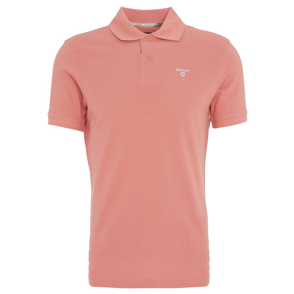 Barbour Mens Tartan Pique Polo
