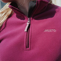 Very Berry Musto Womens Classic Fleece Chest