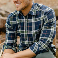 Albert and Maurice Mens Nunnington Flannel Check Shirt
