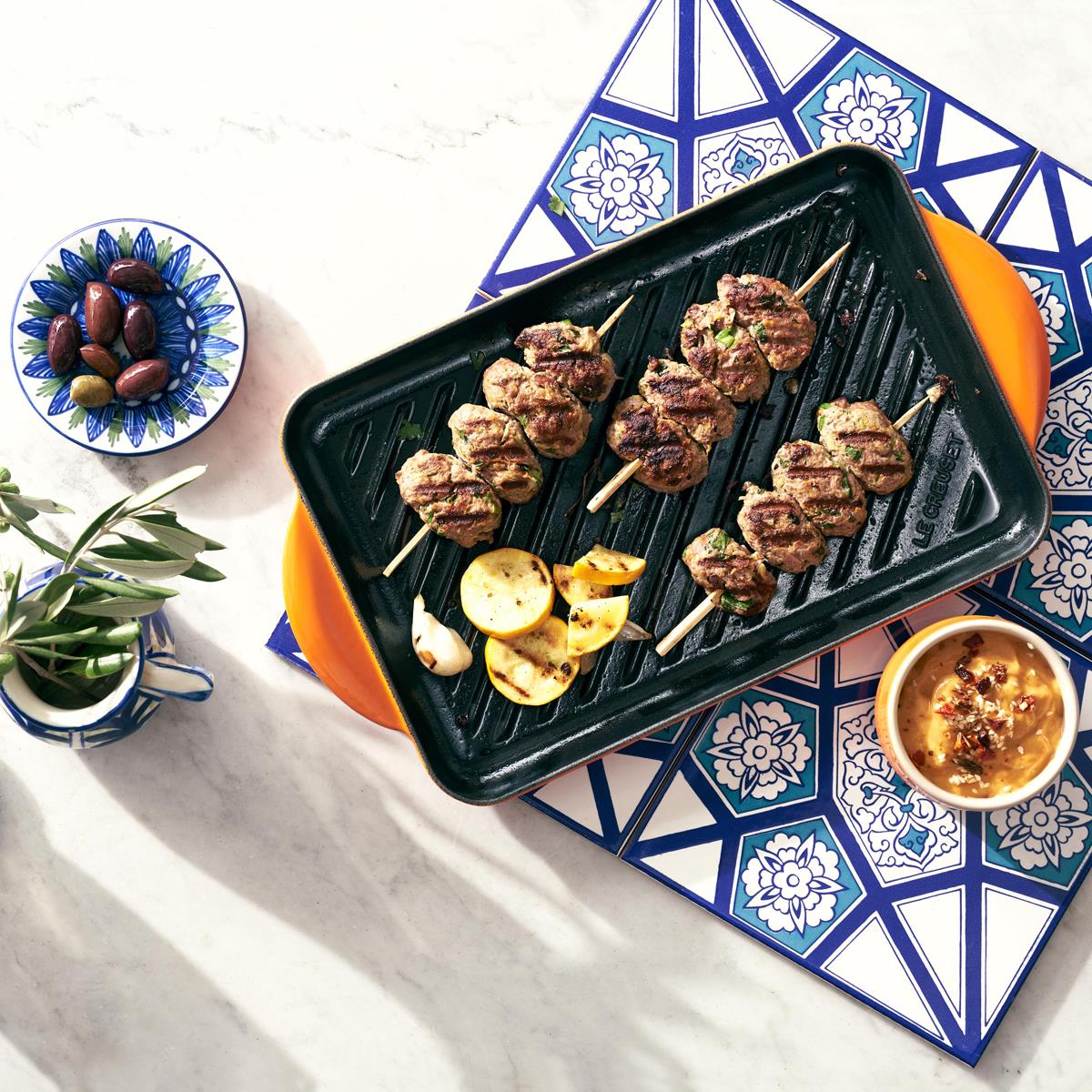 Le Creuset 32cm Cast Iron Rectangular Grill