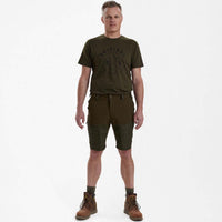 Deep Green Deerhunter Mens Strike Shorts on model