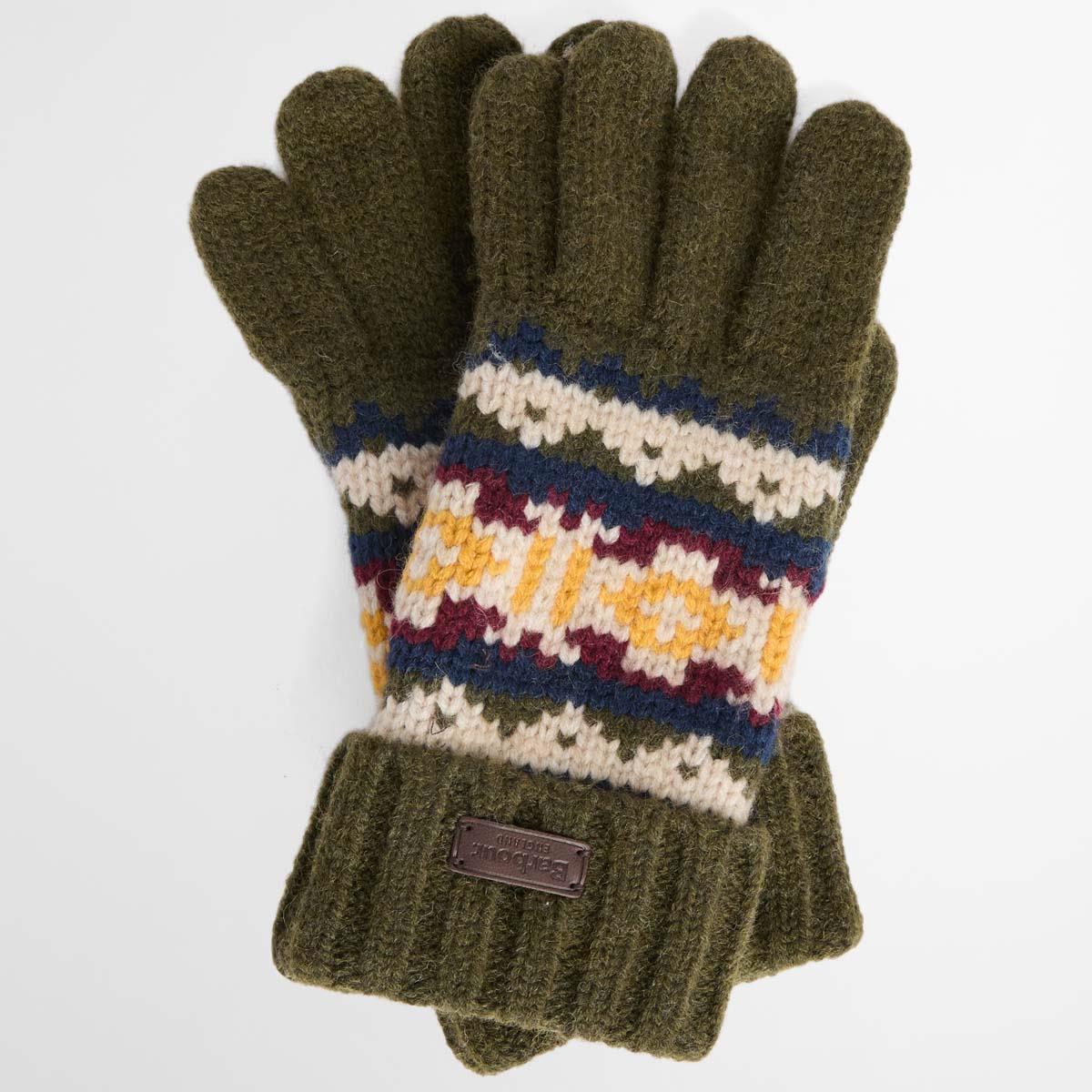 Barbour Mens Kane Knitted Beanie & Gloves Gift Set