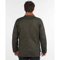 Archive Olive Barbour Mens Lightweight Ashby Wax Jacket Back