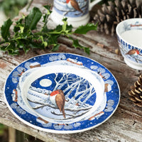 Emma Bridgewater Midnight Robin Medium Dinner Plate 8.5 Inch LS2