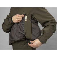 Willow Green Harkila Mens Orton Tech HWS Packable Smock Interior Detail