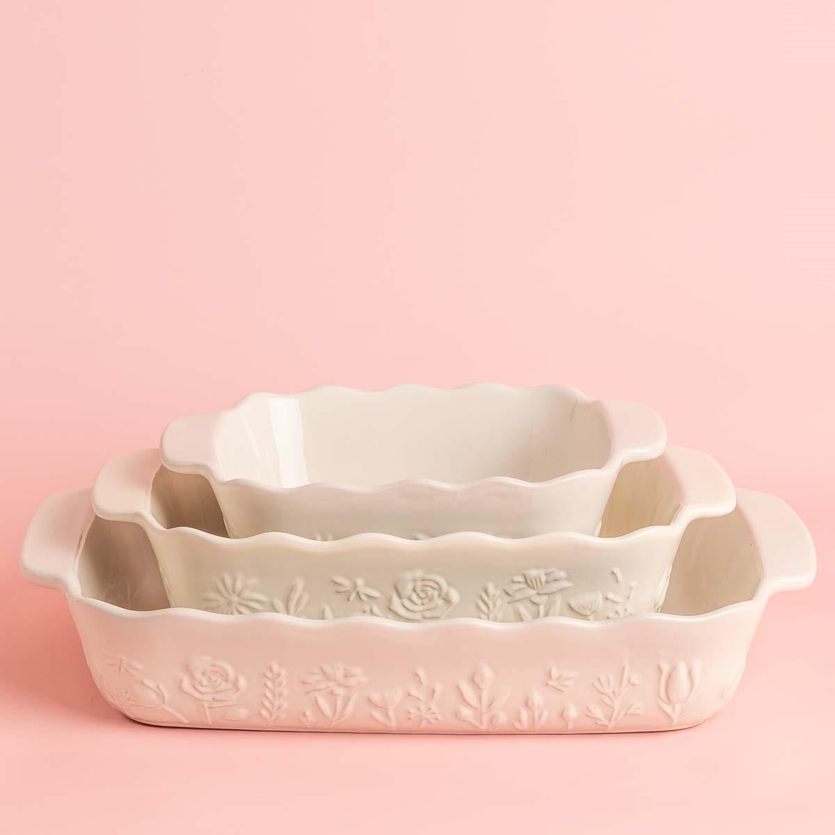 Mason Cash In The Meadow Cream Square Dish LS4