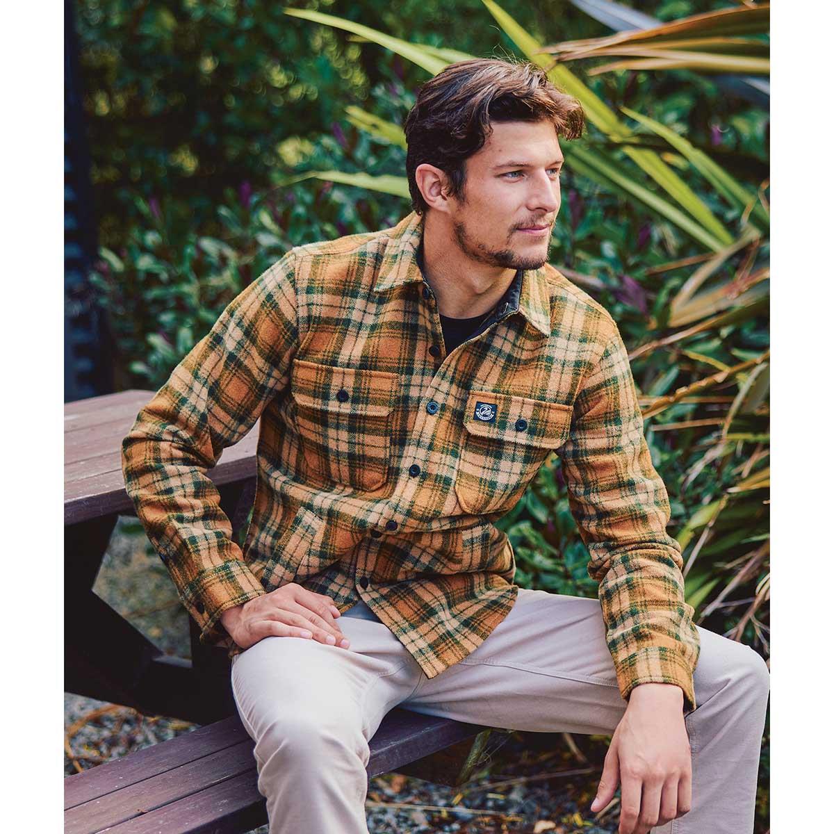 Swanndri Mens Kiaraki V4 Wool Shacket