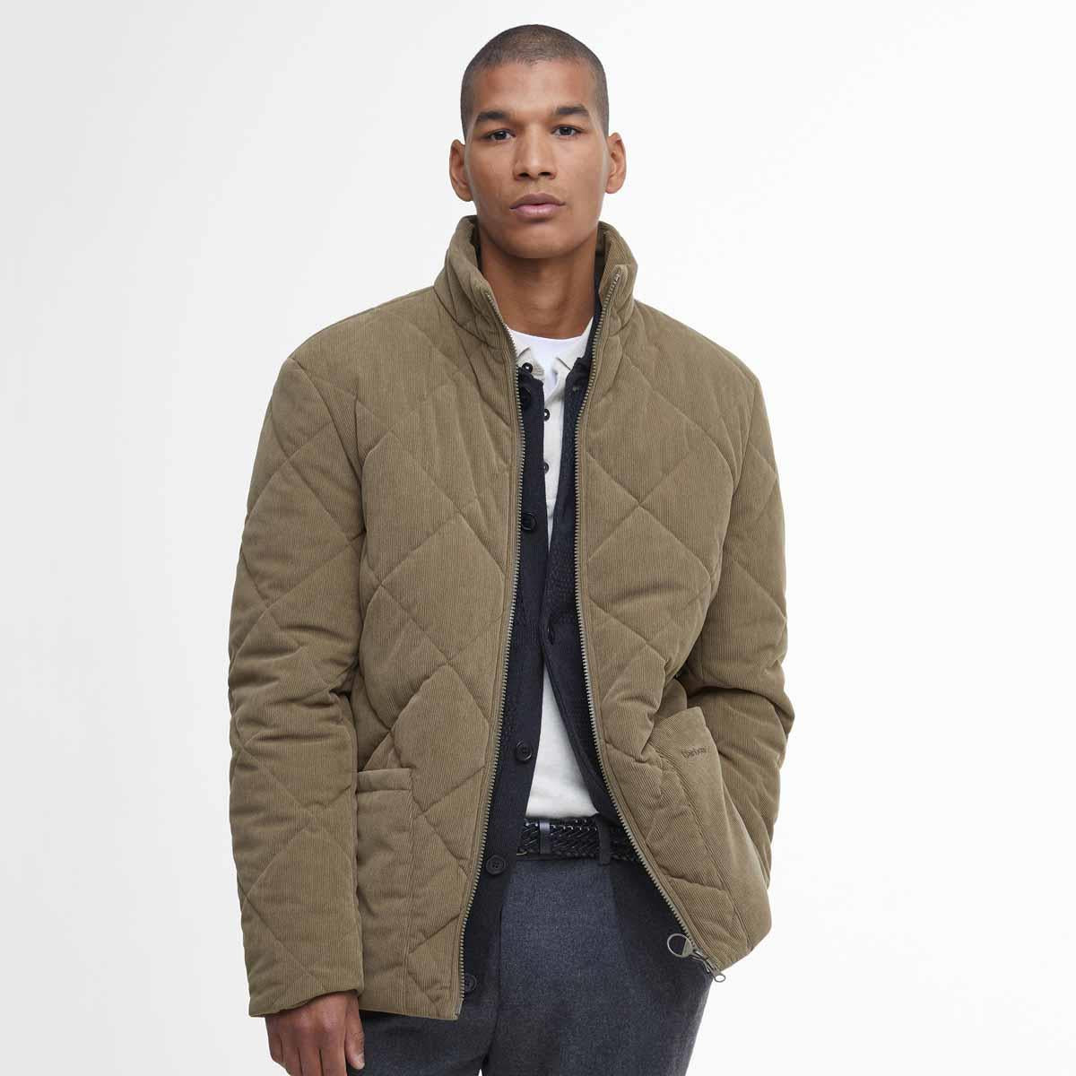 Barbour Mens Cord Liddesdale Quilted Jacket