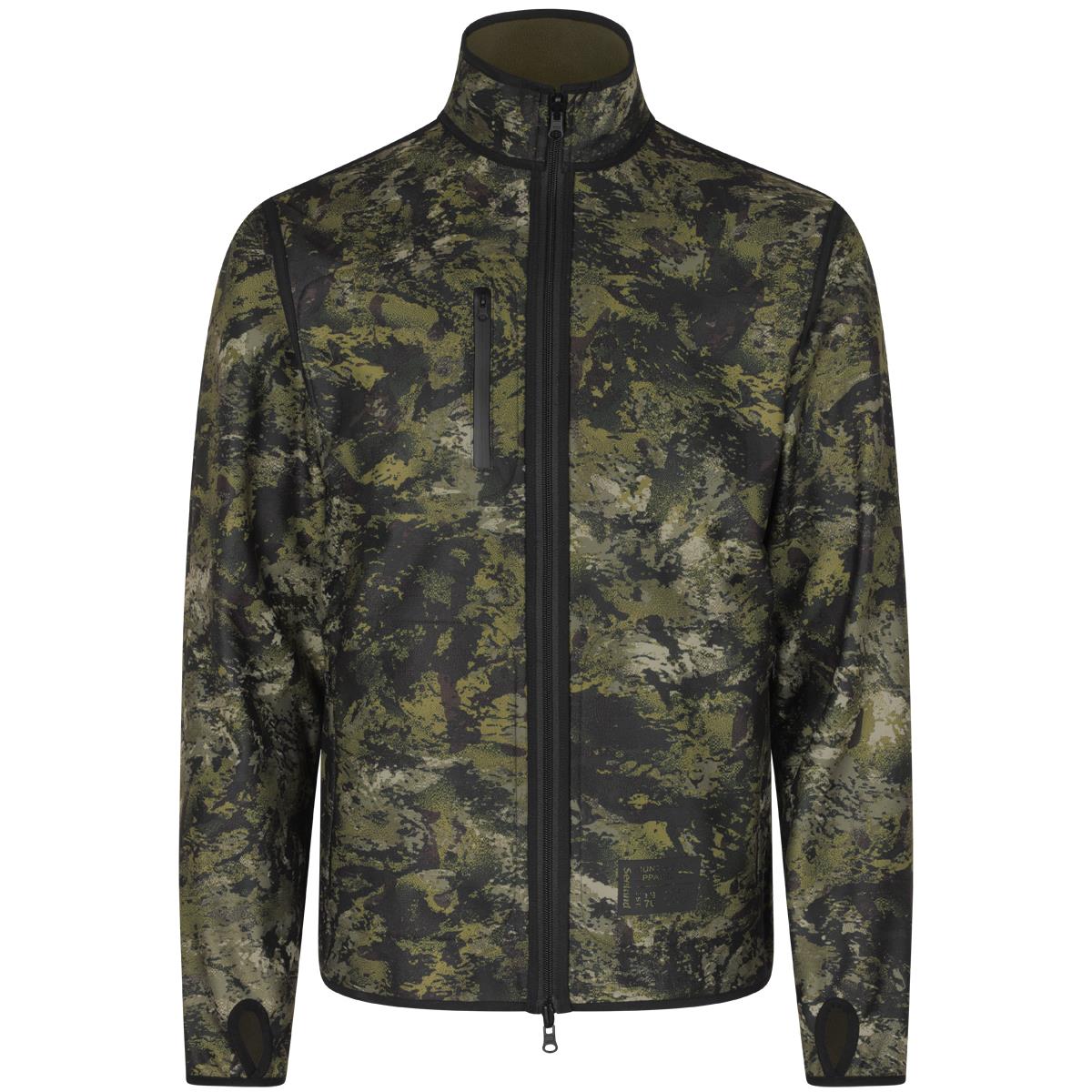 Light Pine/Invis Green Seeland Mens Rogue Reversible Fleece Alternate Side
