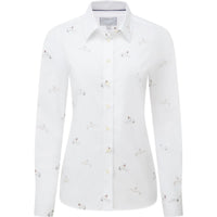 Ptarmigan Print Schoffel Womens Norfolk Shirt