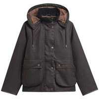 Rustic/Muted Barbour Womens Georgette Wax Jacket