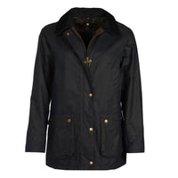 NAVY Barbour Womens Acorn Wax Jacket