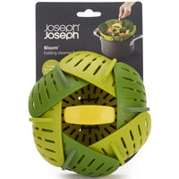 Green Joseph Joseph Bloom Folding Steamer Basket BOX