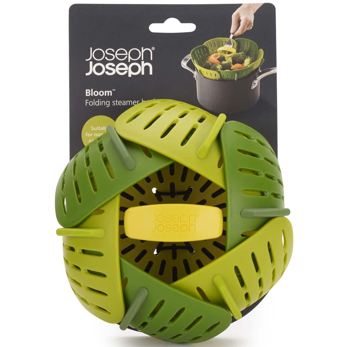 Green Joseph Joseph Bloom Folding Steamer Basket BOX