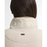 ECRU Barbour Womens Homeswood Fleece Jacket BACK
