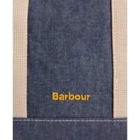Indigo Barbour Mini Mya Denim Tote Bag logo
