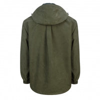 Dark Green Hoggs Of Fife Mens Struther Smock Field Jacket Back