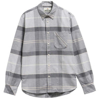 Ice Granite Barbour Mens Mineral Tartan Dunoon Authentic Shirt