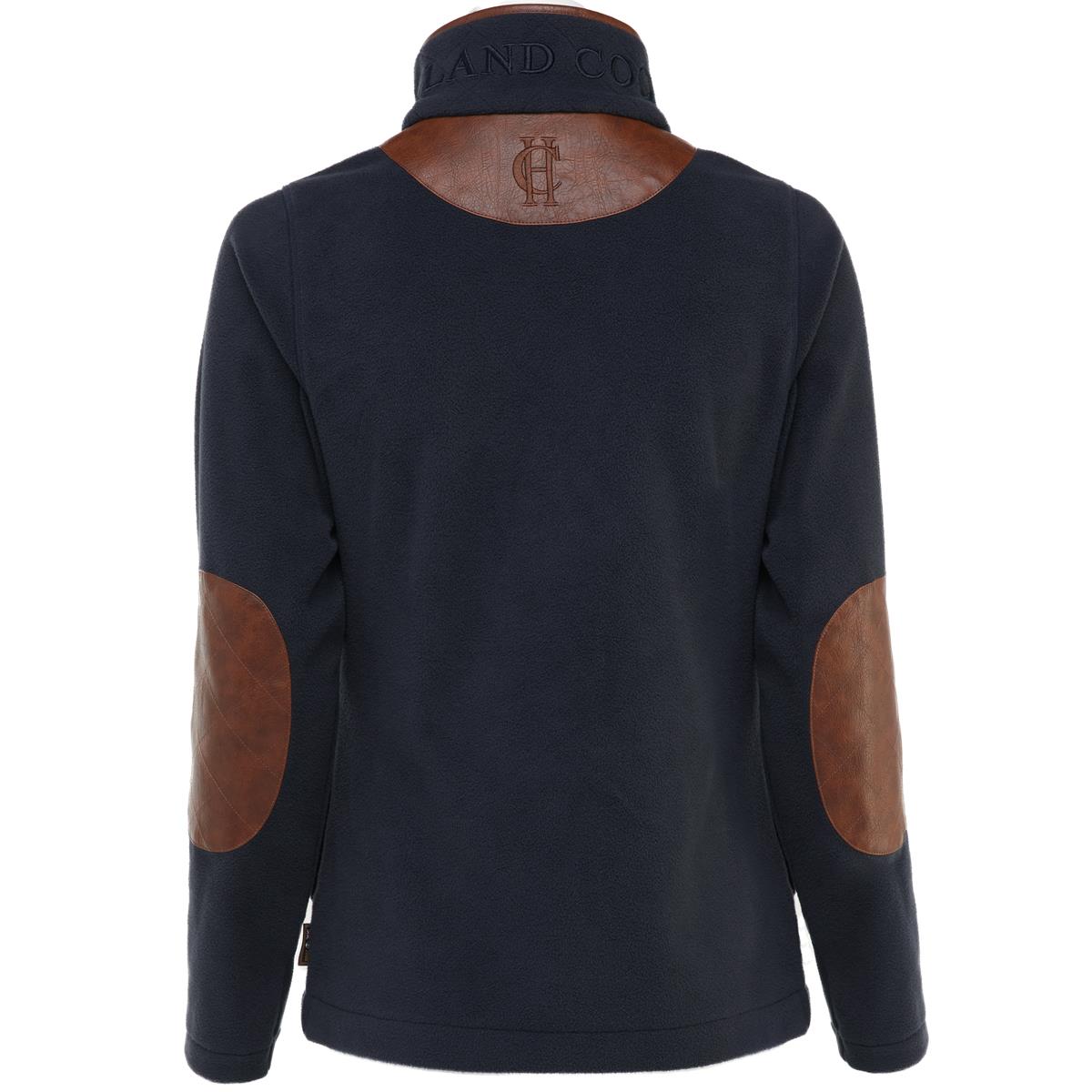 Ink Navy Holland Cooper Womens Country Fleece Jacket Rear