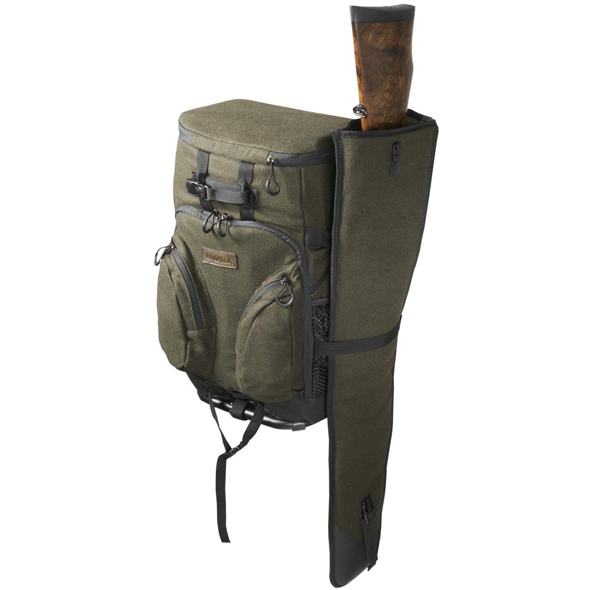 Hunting Green Harkila Metso Rucksack Chair With Gun Holster