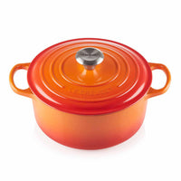 Le Creuset 30cm Cast Iron Round Casserole Dish Volcanic