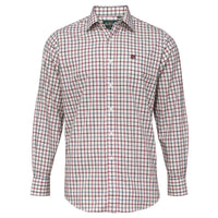 Red Check Alan Paine Mens Ilkley Shirt