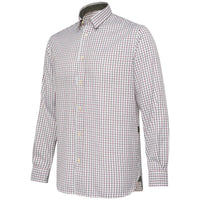 Ivory & Green Check Beretta Mens Charlow LS Shirt