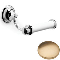 Brushed Gold unlacquered Samuel Heath Fairfield Toilet Roll Holder N9537
