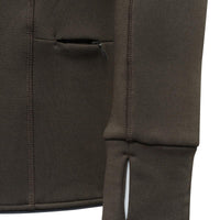Green Moss Beretta Mens Stretch Tech Half Zip Fleece Sleeve