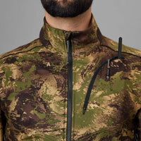 Harkila Mens Deer Stalker Camo WSP Fleece Jacket COLLAR