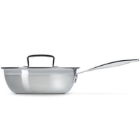 Le Creuset 3-Ply Stainless Steel 20cm Non Stick Chefs Pan sides