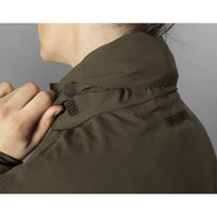 Willow Green Harkila Womens Orton Tech HWS Jacket Neck Detail
