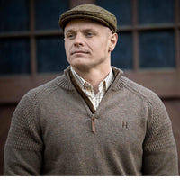 Demitasse Brown Harkila Badanloch Flat Cap LS
