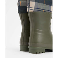 Olive/Ancient Tartan Barbour Womens Mowbray Mid Welly heel