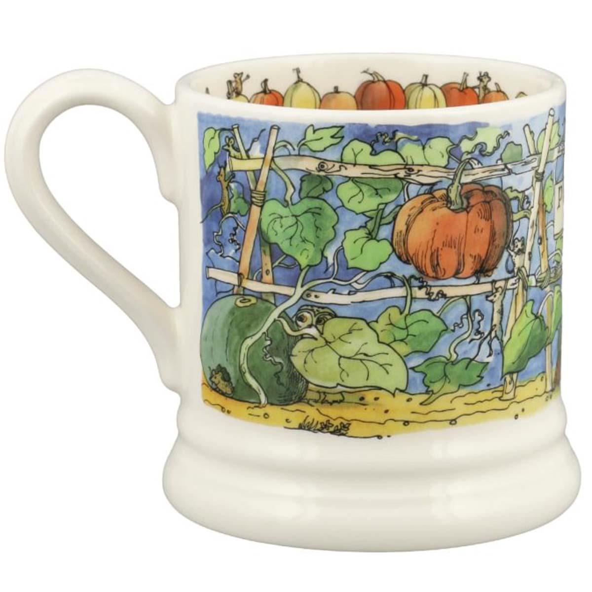 Emma Bridgewater Halloween Pumpkin Time Half Pint Mug Back