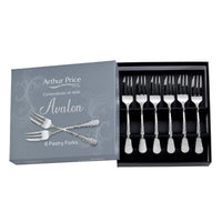 Arthur Price Stainless Steel Avalon Set of 6 Pastry Forks