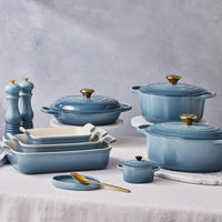 Le Creuset Stoneware Oval Spoon Rest Chambray