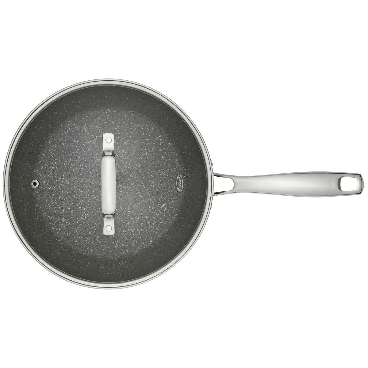 Stellar Rocktanium Non-Stick Saute Pan Top View