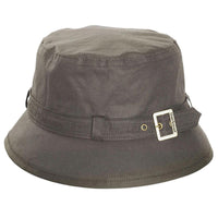 Barbour Womens Kelso Wax Belted Hat Olive