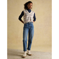 Navy Joules Womens Amy Long Sleeve Top Lifestyle
